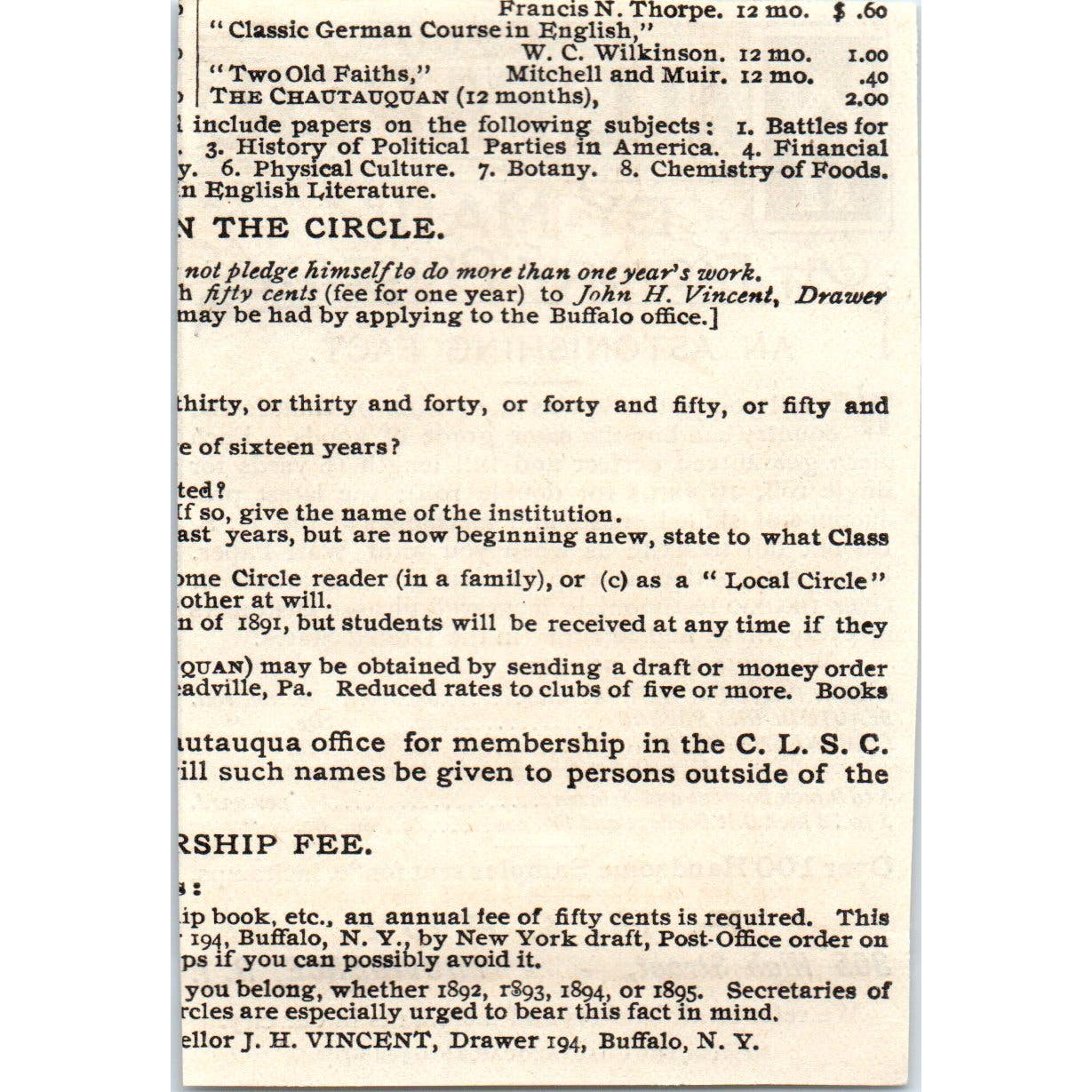 F.H. Cady Mail Order Wallpaper Providence RI c1890 Victorian Ad AE8-CH5
