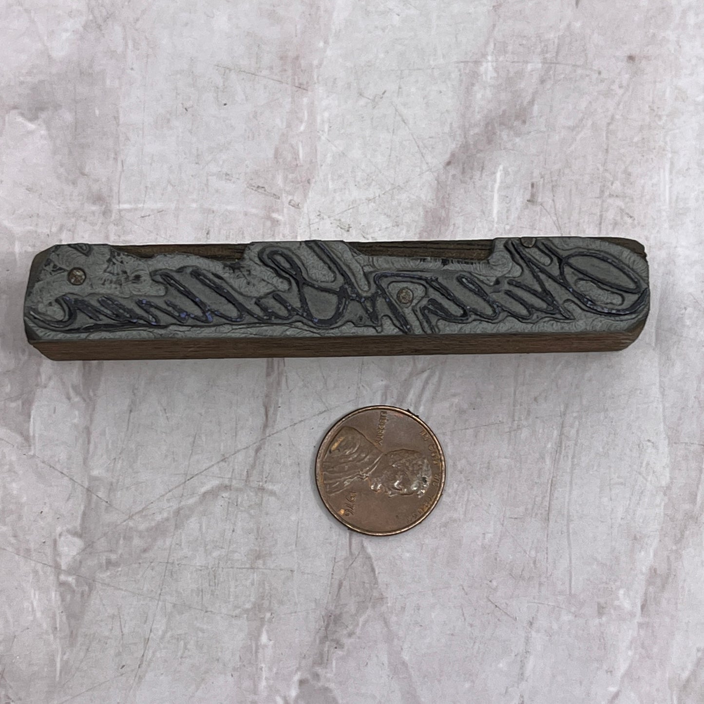 Retro Will H. Sullivan Vintage Letterpress Printers Block Plate SF5