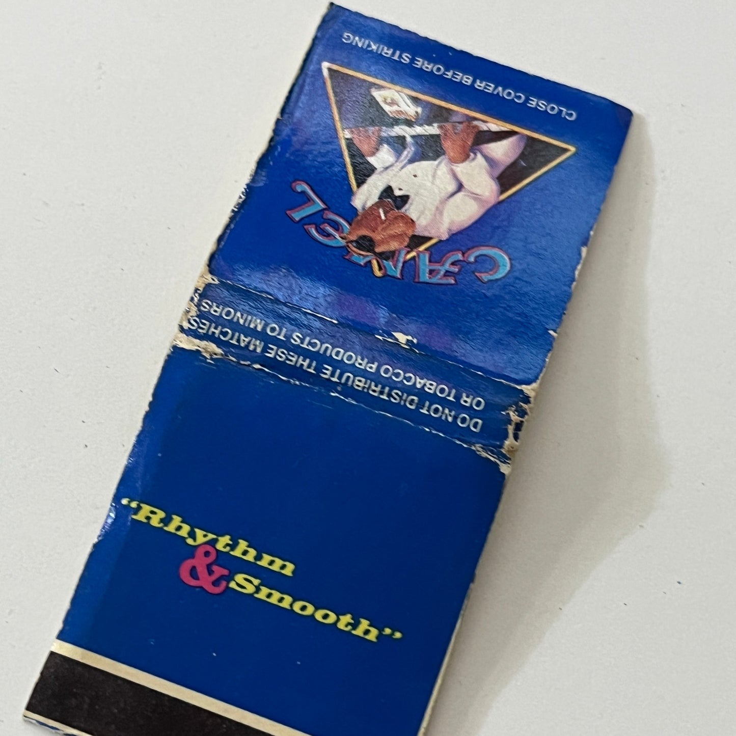 Camel Cigarettes Rhythm & Smooth Vintage Matchbook Cover TB6-MB1-13