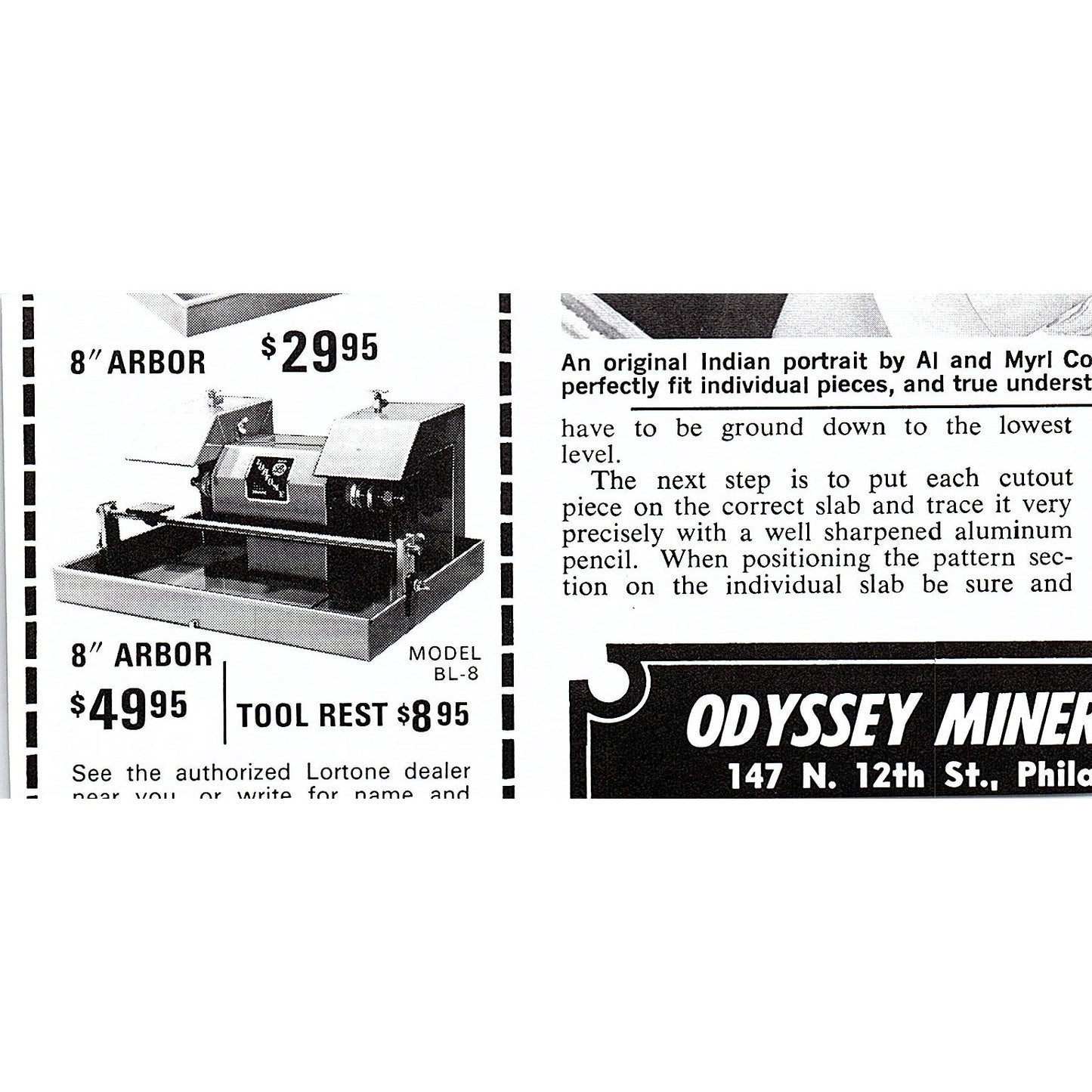 Lindell Industries Faceter Fresno California 1972 Ad AF8-M4