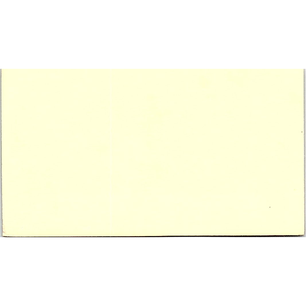 Don Hammock Ins Agency Houston Vintage Business Card SD9-B6