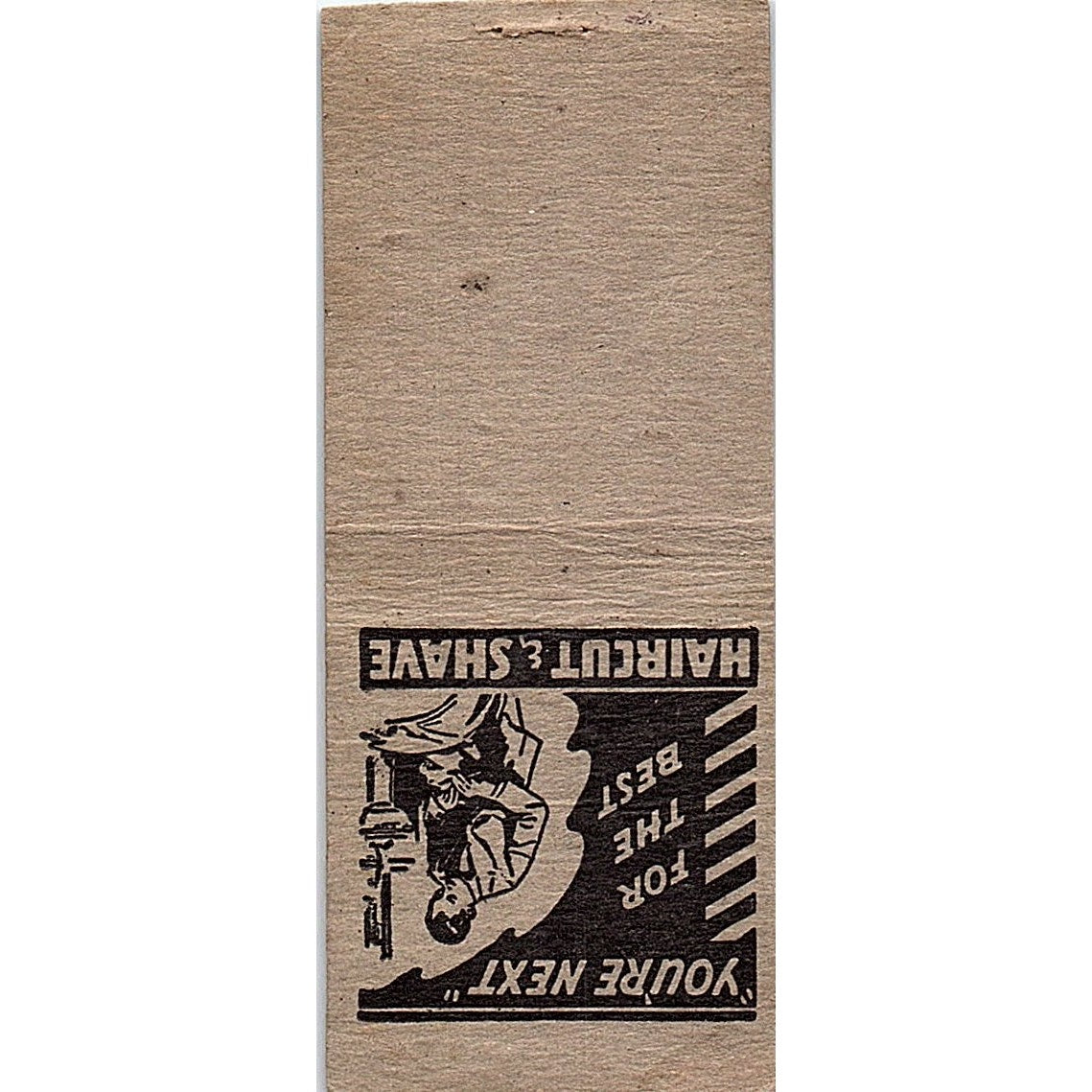 Twin's Barber Shop J&H Kaufmann Milwaukee WI Vintage Matchbook Cover SC7-Y8