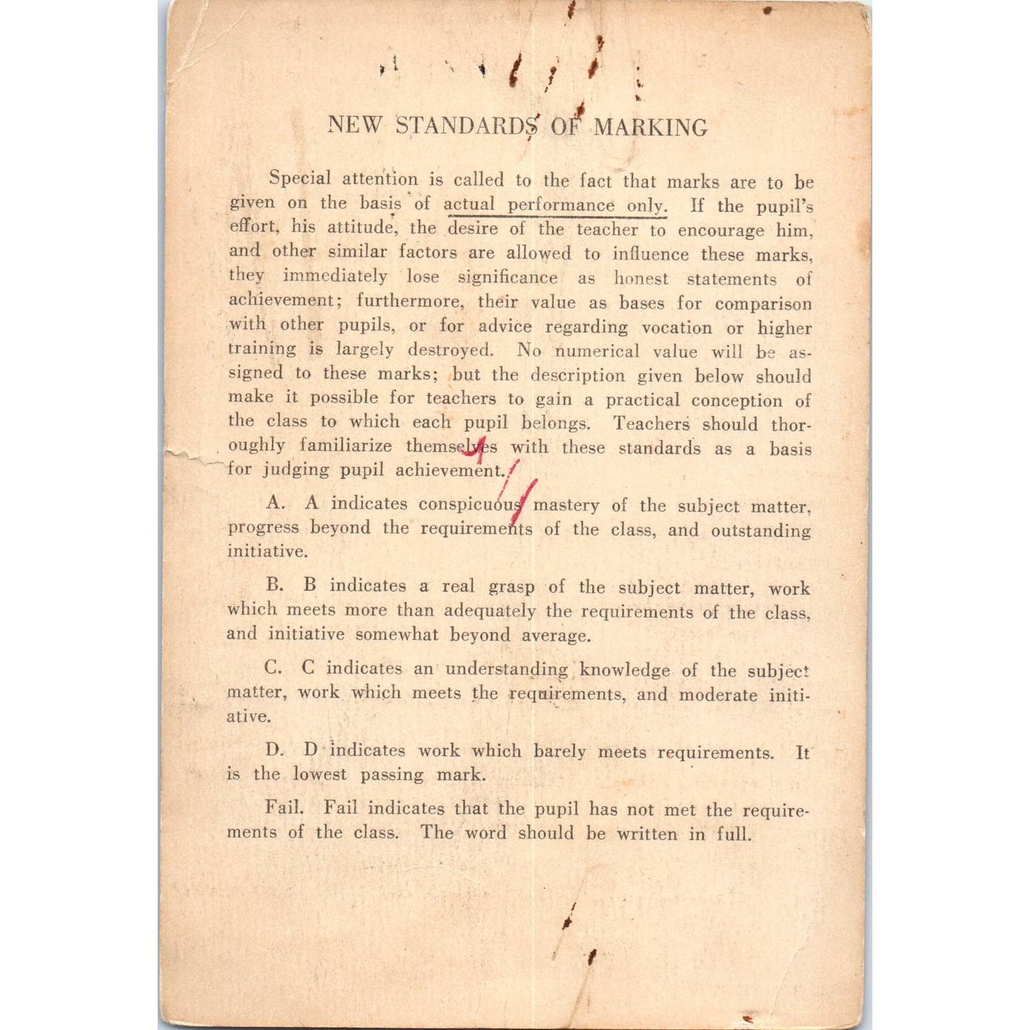 1928-29 North High School Minneapolis MN Report Card Elsie Englund AE2