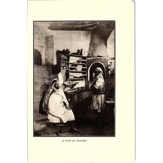 A cafe in Algiers 1905 Art Print SAG4-5