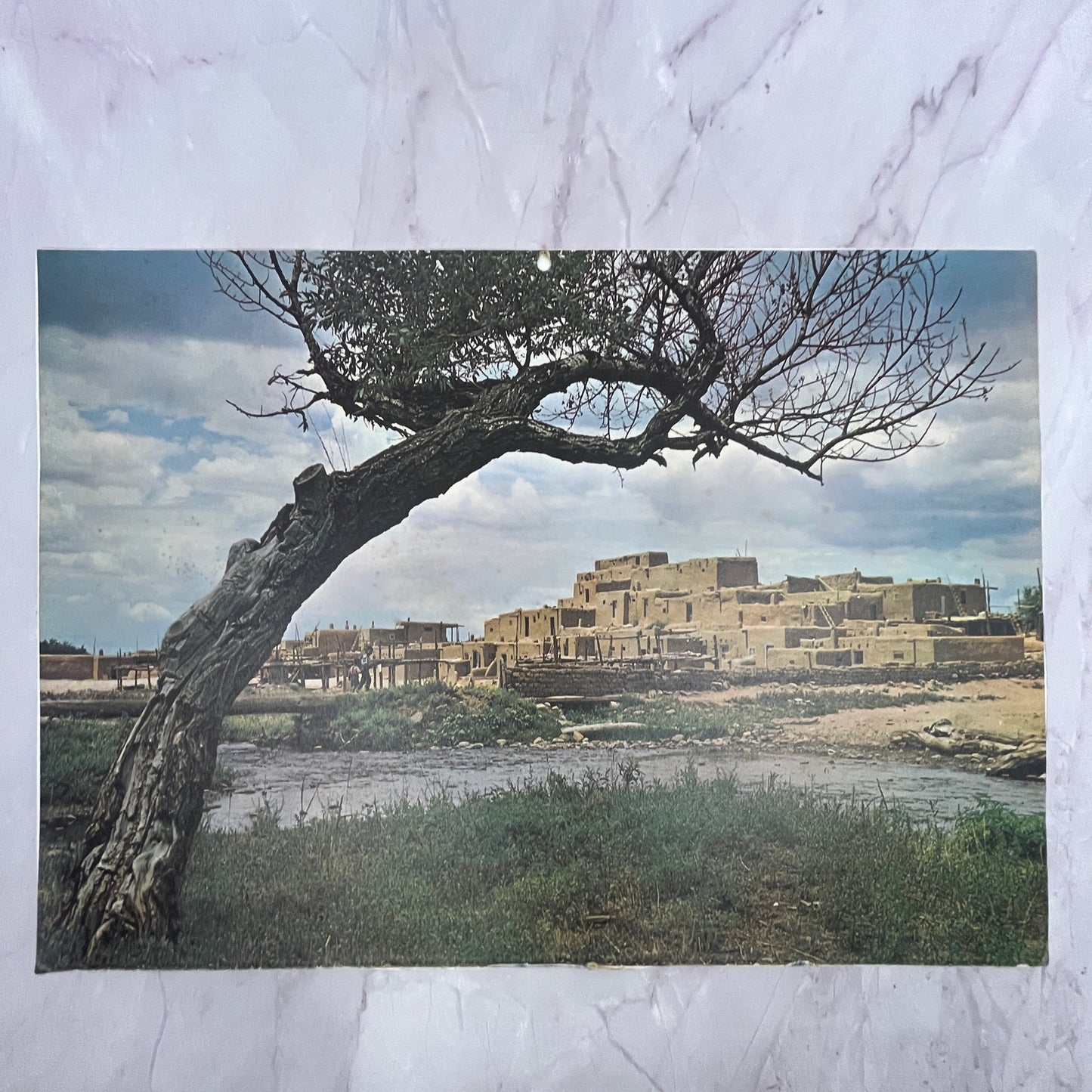 North Pueblo at Taos, New Mexico 10x14" Art Print V17