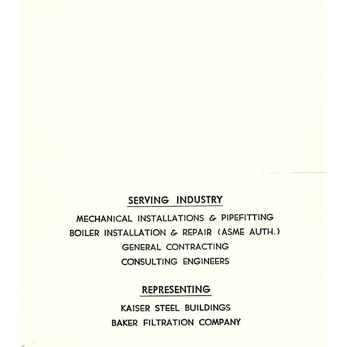 Mervyn Cloe Delta Pacific Contractors Newport Reedsport OR Business Card SD9-B3