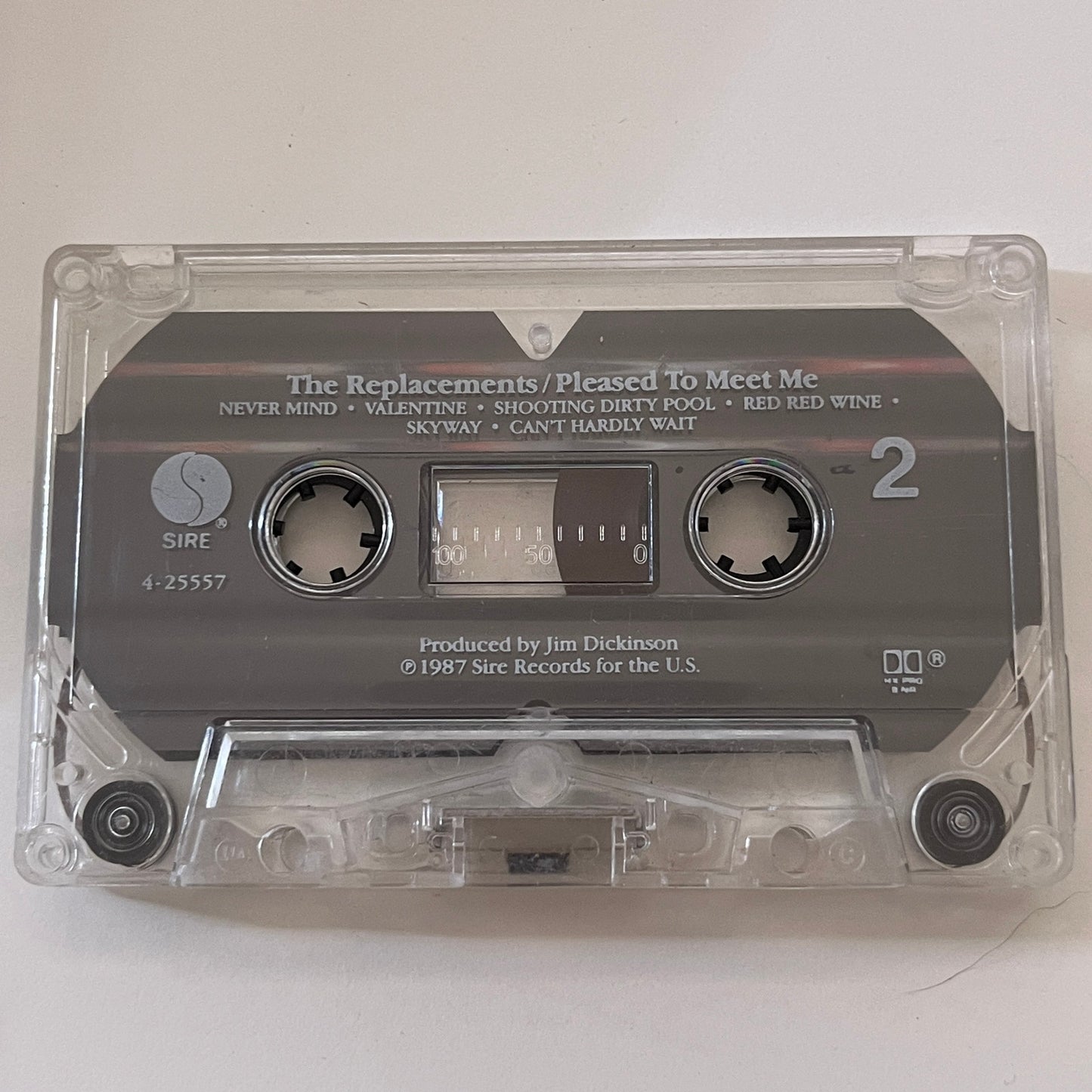 The Replacements - Pleased To Meet Me Cassette Tape TB6-OT2