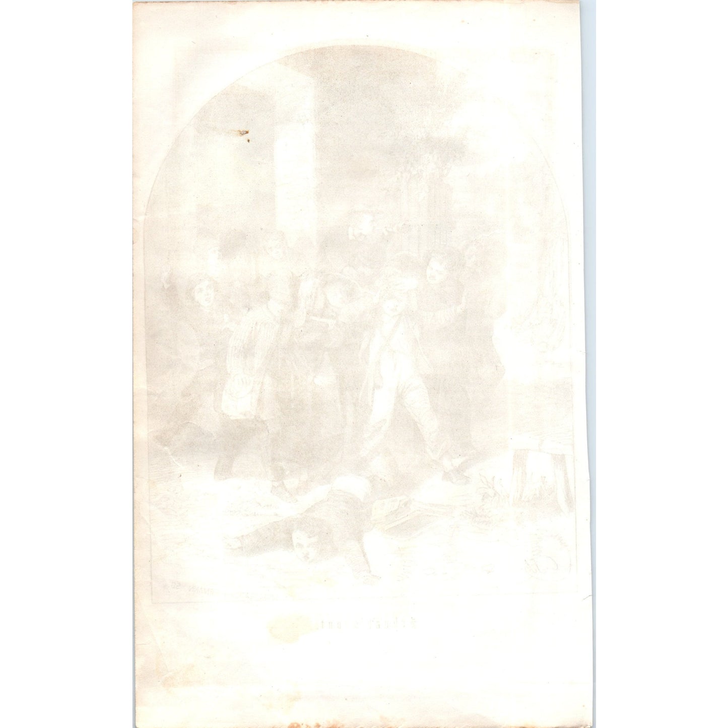 School's Out - Louderback - Hoffmann SC 1857 Original Art Engraving D19-4