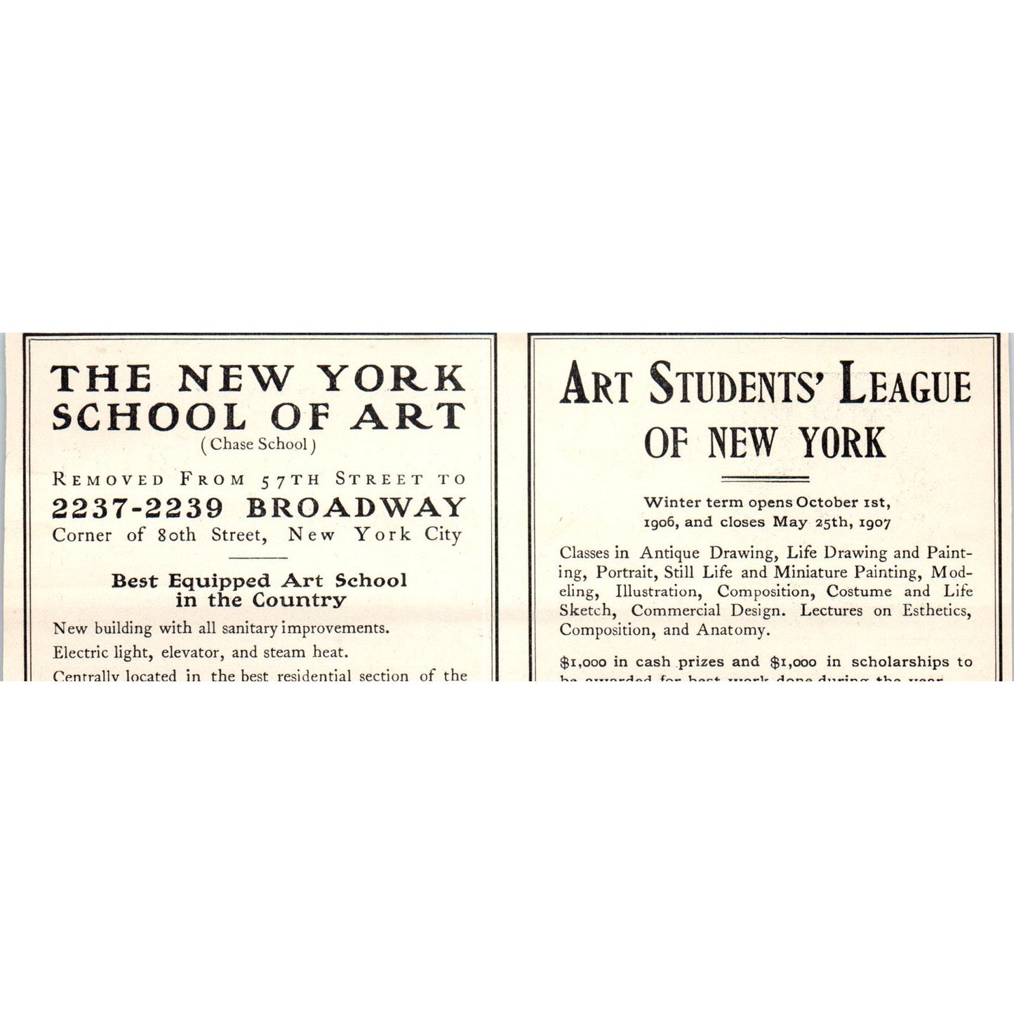 Old Masters The Ehrich Galleries 5th Ave NYC c1905 Victorian Ad AF1-CM4