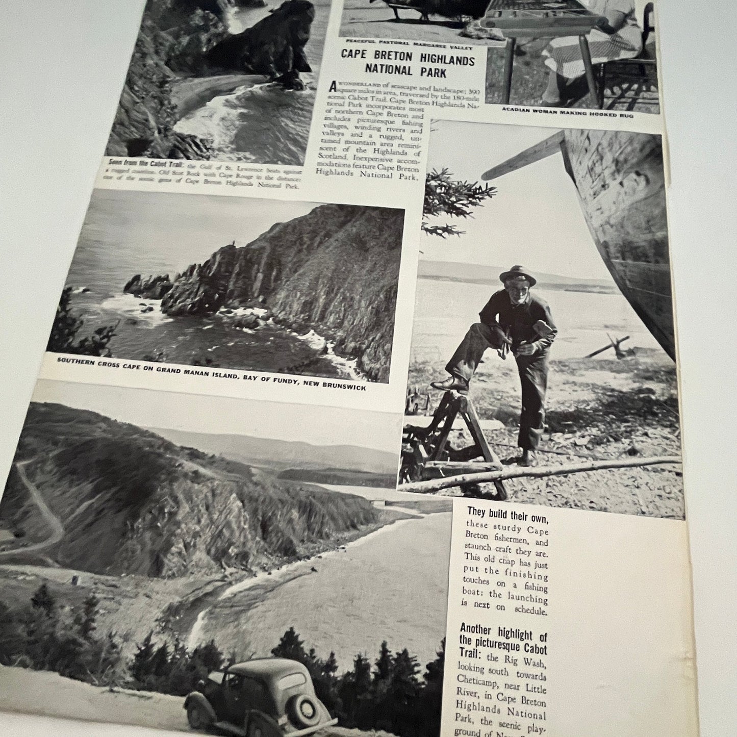 Cape Breton Highlands National Park 1941 Magazine Picture SV1-4