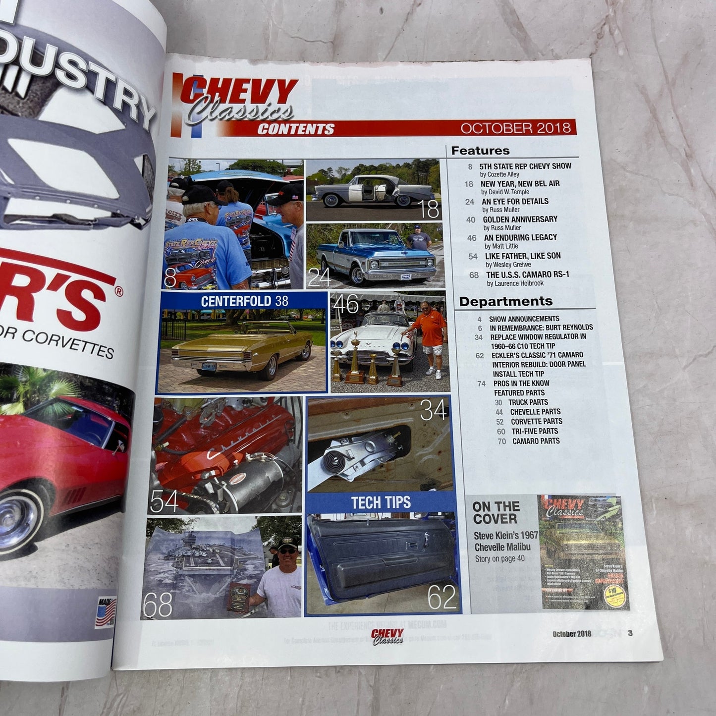 '67 Chevelle Malibu - Chevy Classics Magazine - Oct 2018 M31