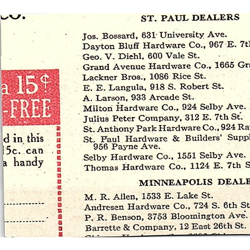 Mears Ear Phone Co Inc W. 34th St New York 2x2 c1915 Ad AF6-M3