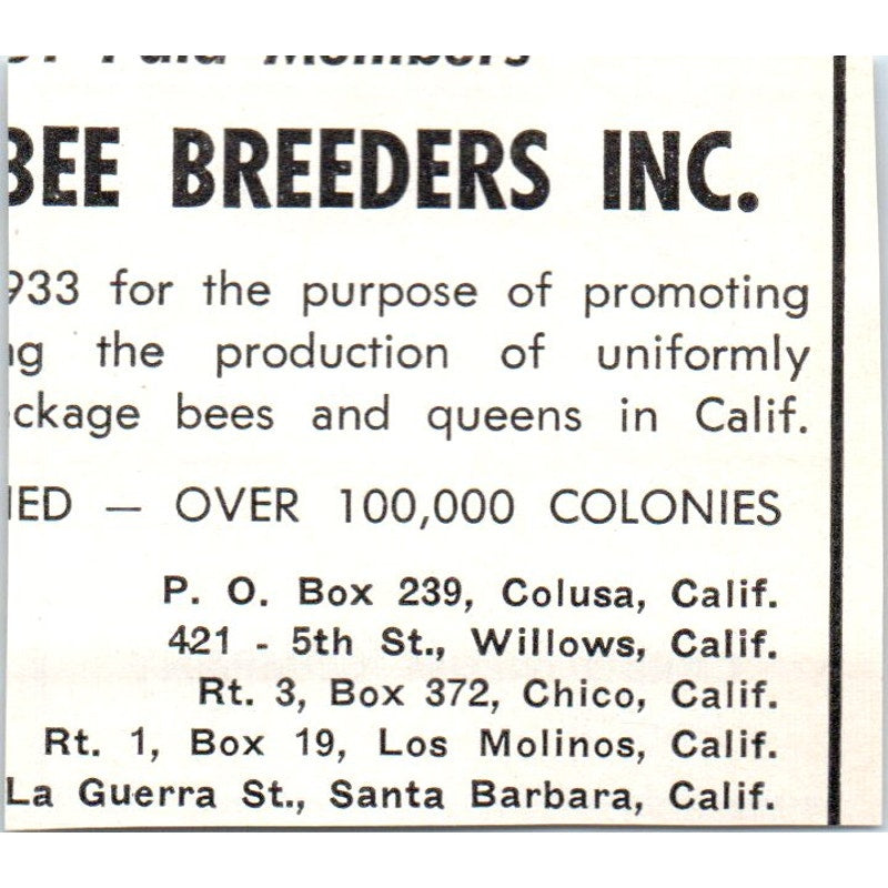 Carbolineum Company Bee Supplies Milwaukee WI 1961 Magazine Ad AK6-S12
