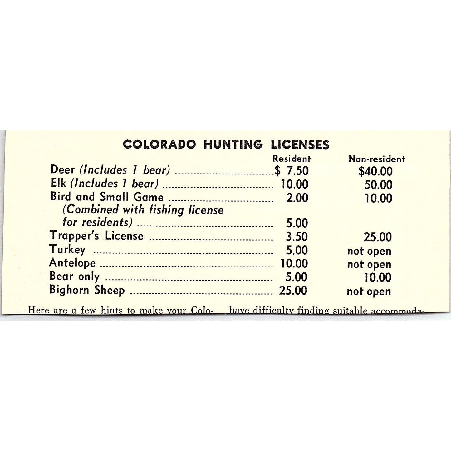 Dude Corral - Ted & Mabel Thompson Loveland CO 1958 Ad AG1-M1