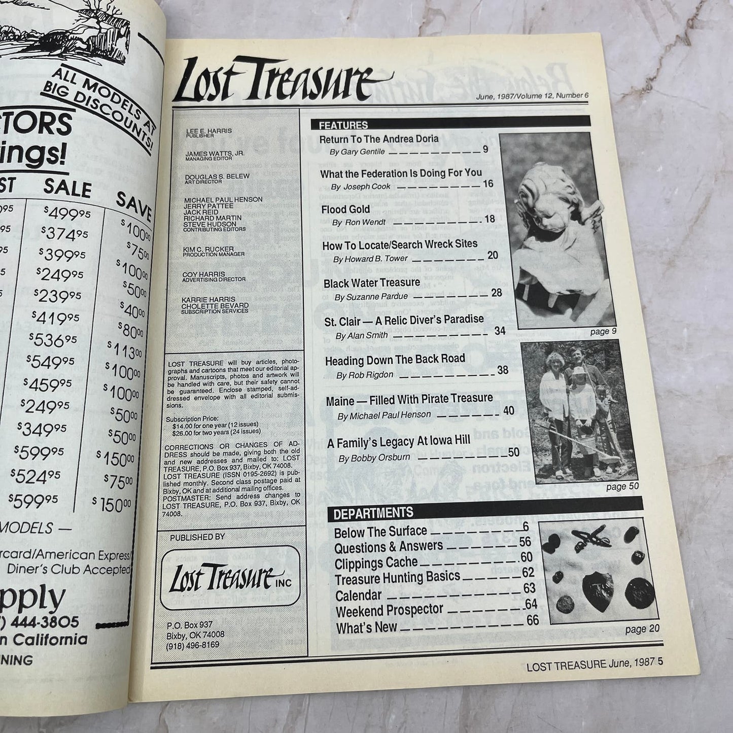 1987 June - Lost Treasure Magazine - Treasure Hunting Gold Prospecting M15