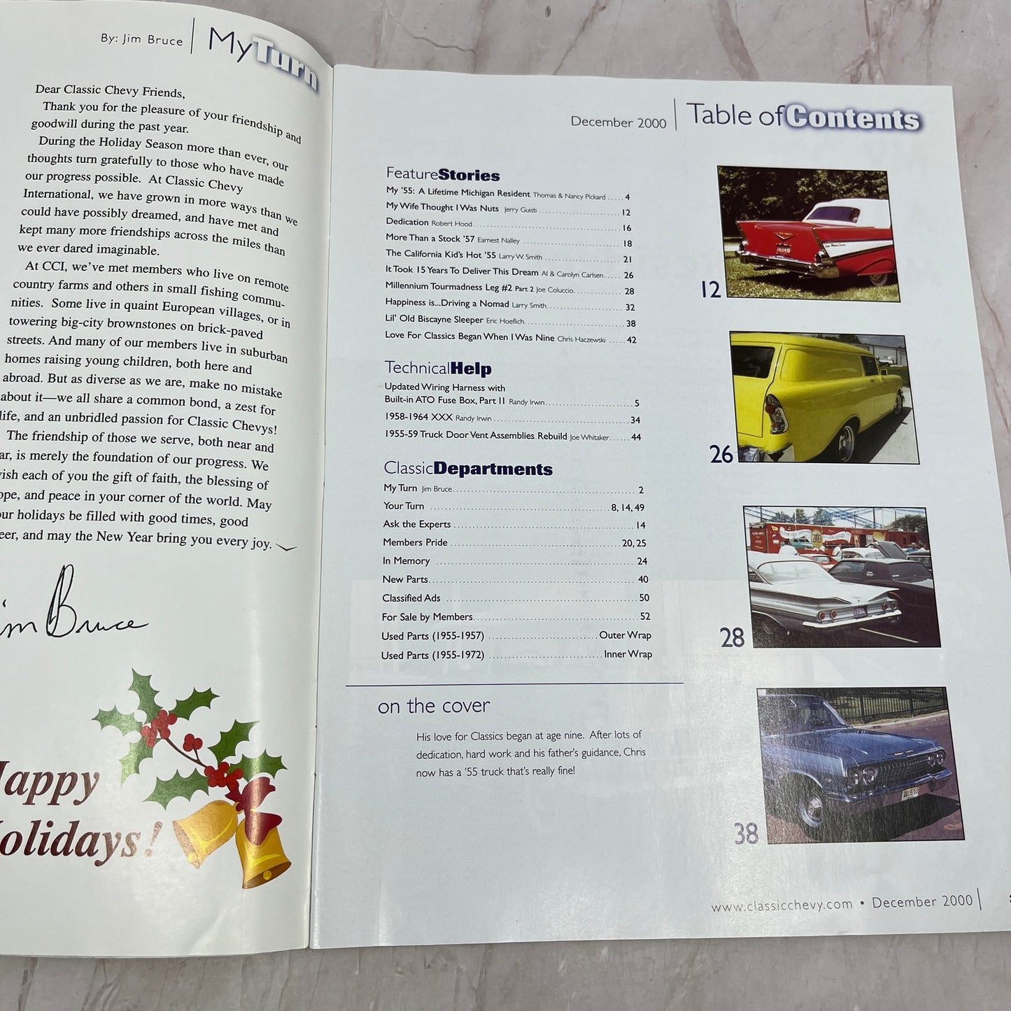 Haczewski Olney MD - '55, '56, '57 Classic Chevy World Magazine - Dec 2000 M30