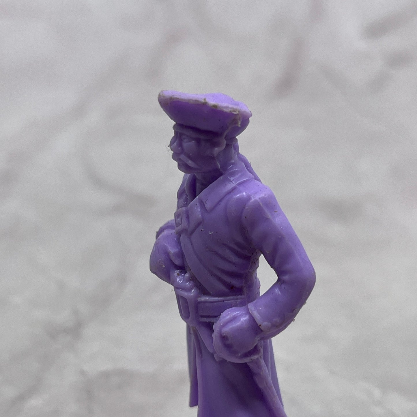 Vintage Louis Marx Plastic Purple Pirate Toy Soldier 2.5" SC1
