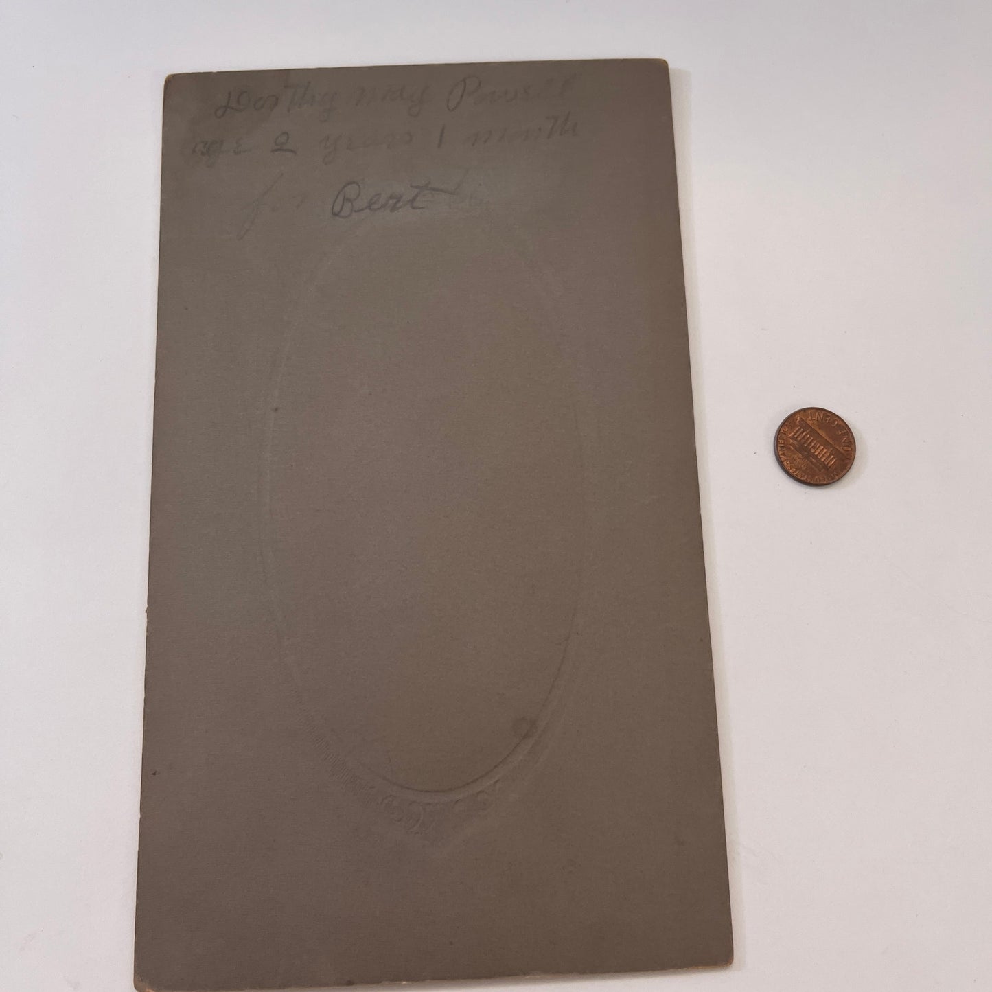 Little Girl in Fur Coat & Muff Boswell IN Antique Victorian CDV Card TK3-G