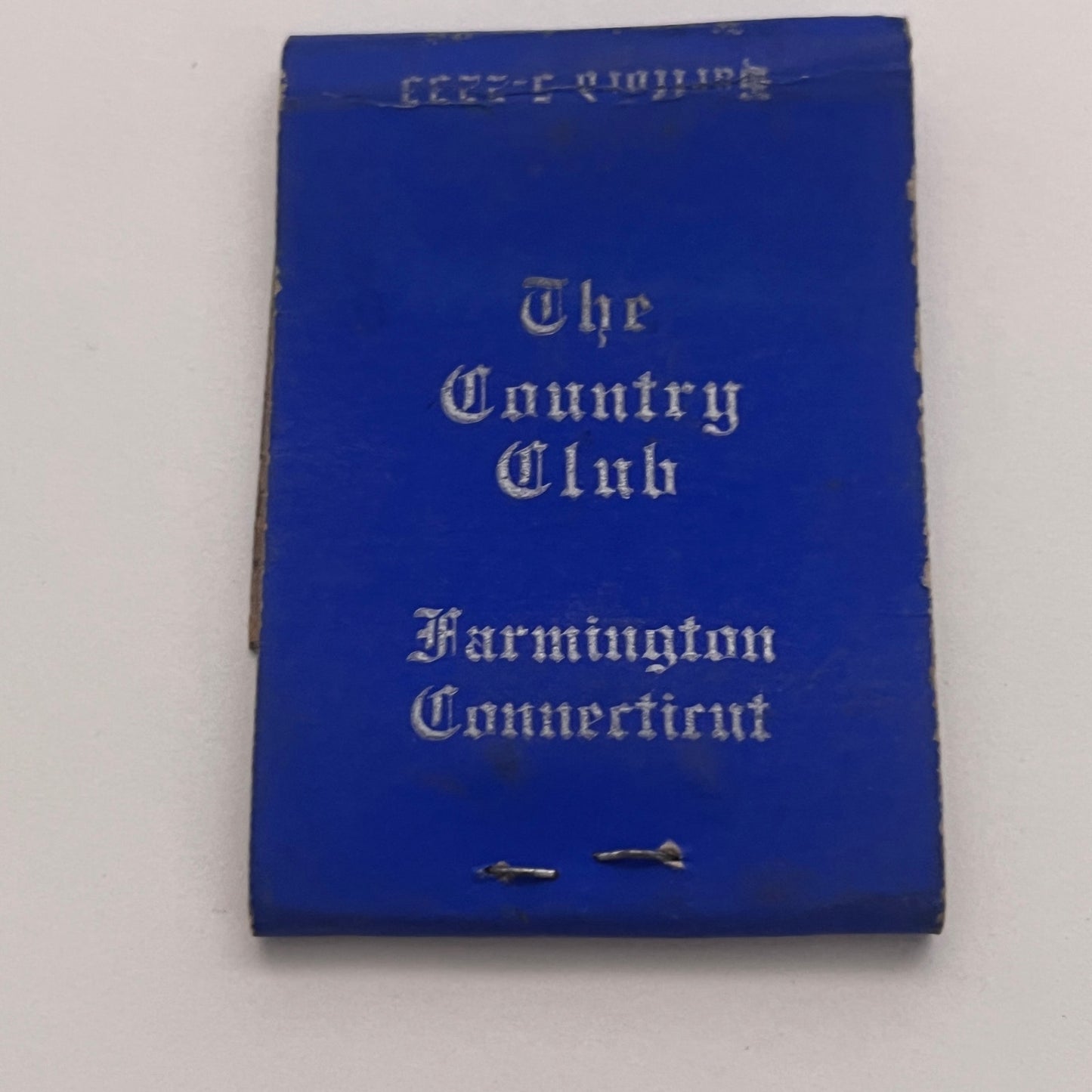 The Country Club Farmington CT Vintage Matchbook Cover TB8-MB2-4