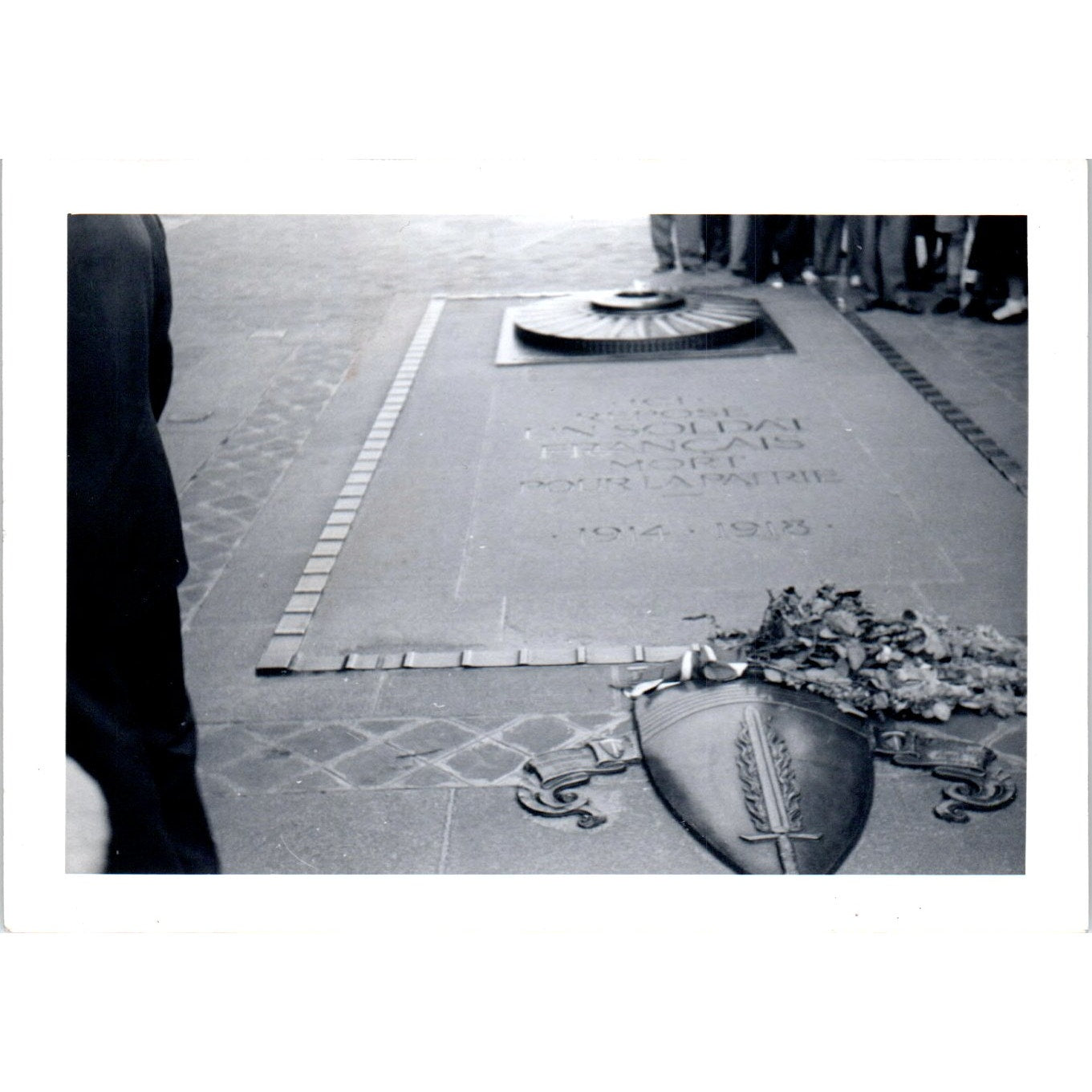 Tomb of the Unknown Soldier of France Postwar Europe c1954 Army Photo AF1-AP3