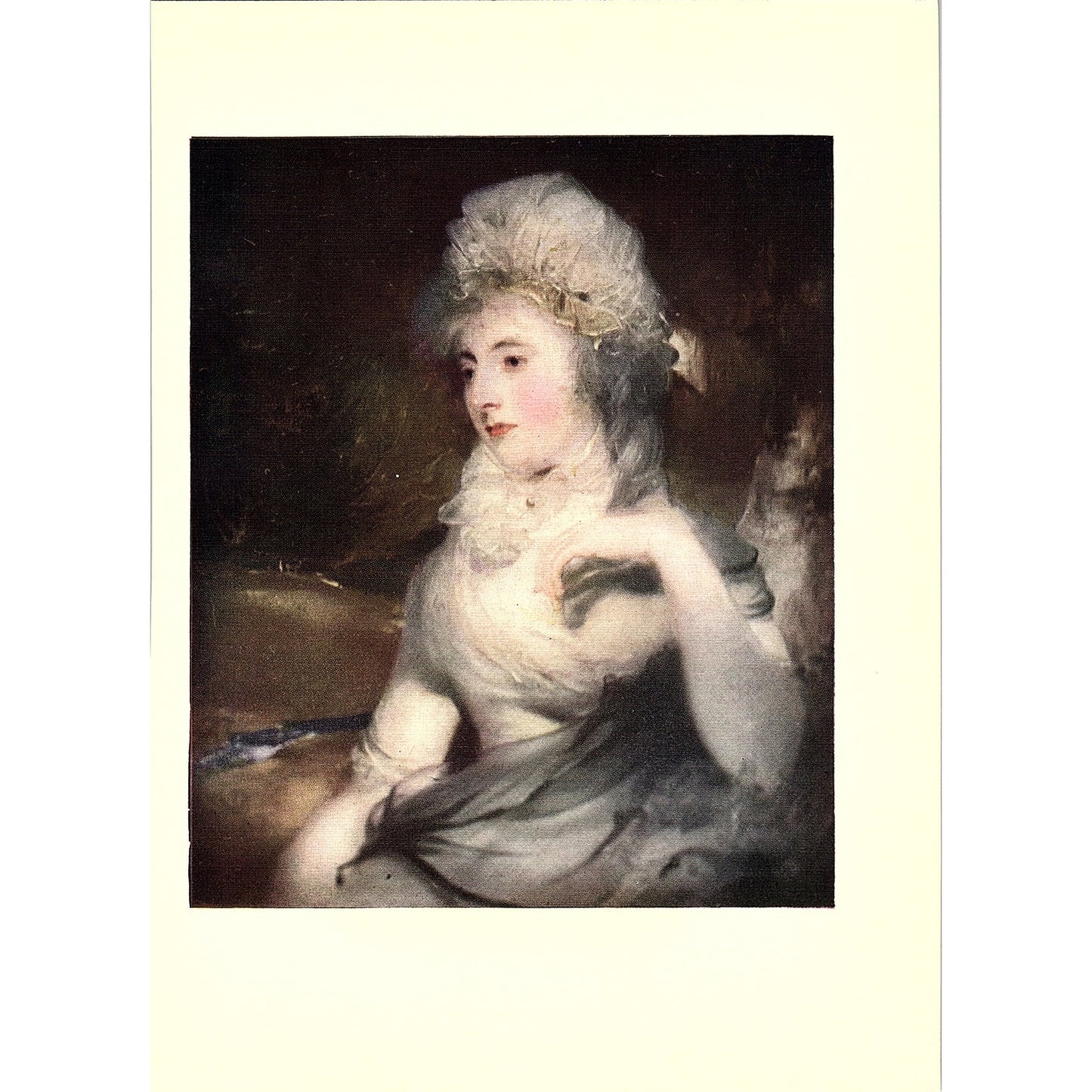 Portrait of a Lady - Lawrence Masterpiece c1910 Art Print AG5-5