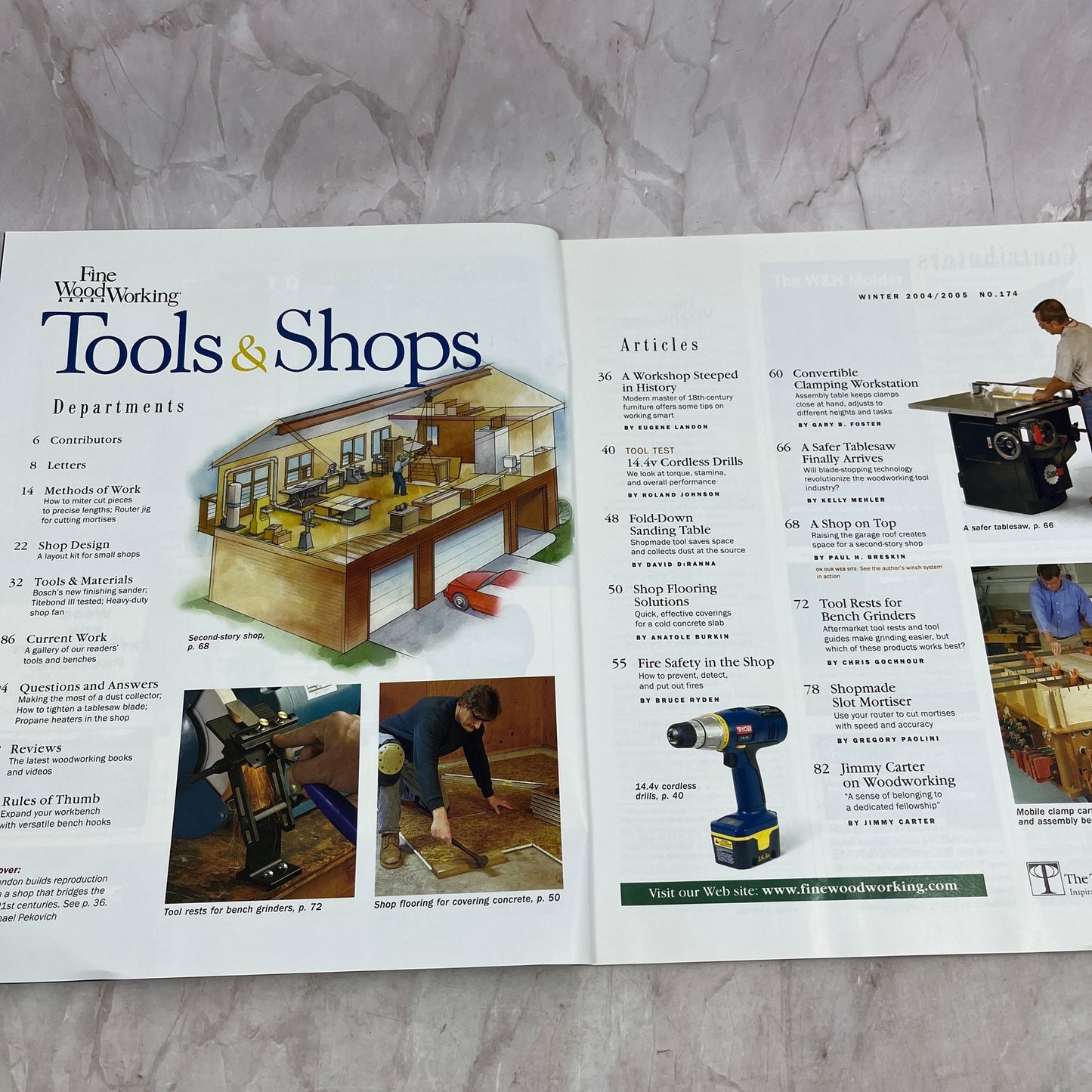 Tools & Shops - Winter 2005 No 174 - Taunton's Fine Woodworking Magazine M34