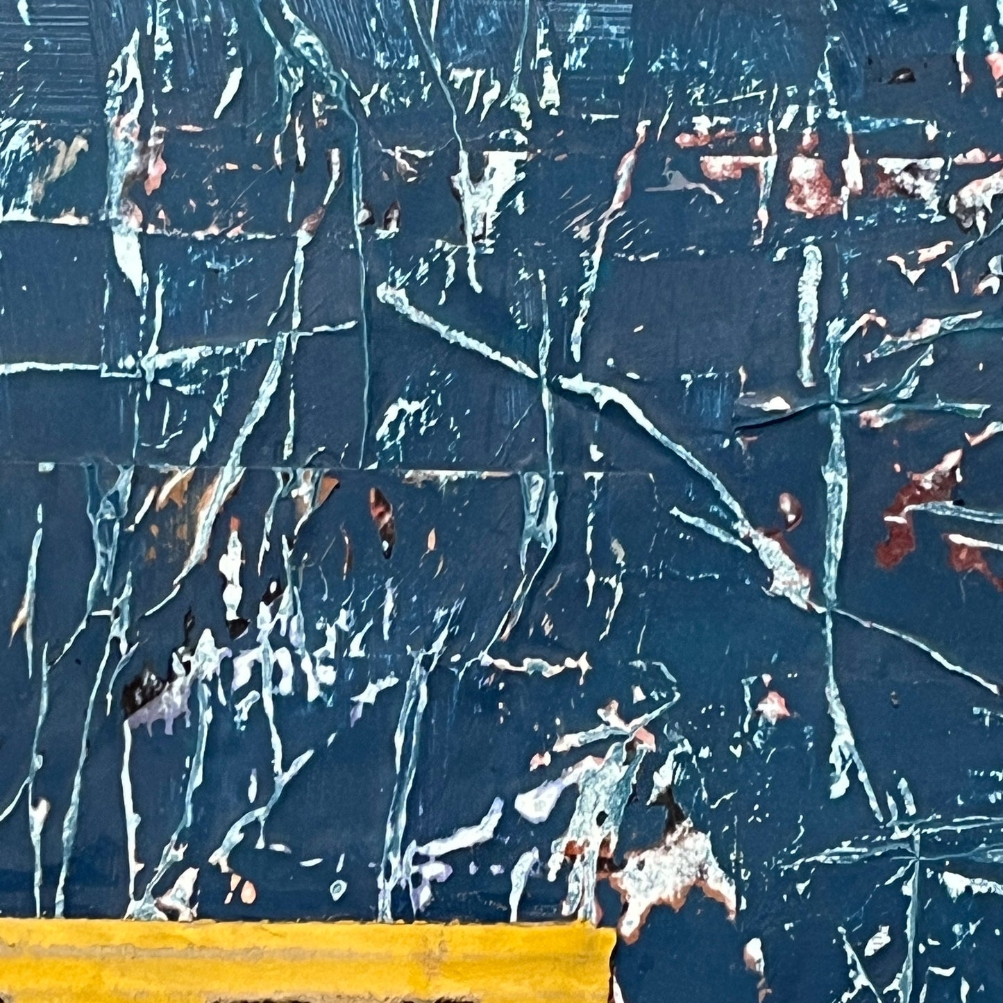 Original Mixed Media Modern Art Collage Painting 11x14 "Twilight"