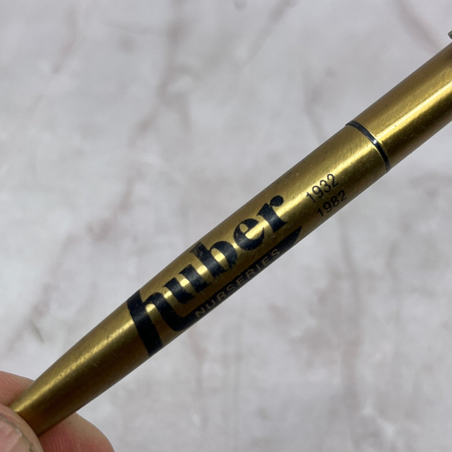 1982 Huber Nurseries 50th Anniversary Advertising Vintage Ballpoint Pen SF4-P1