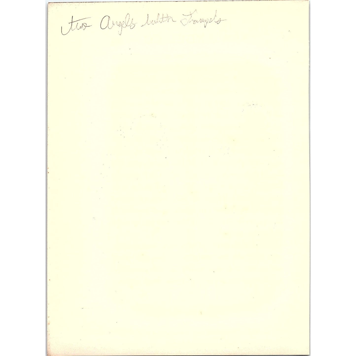 Two Angels With Trumpets - Fra Angelico Masterpiece c1910 Art Print AG5-5