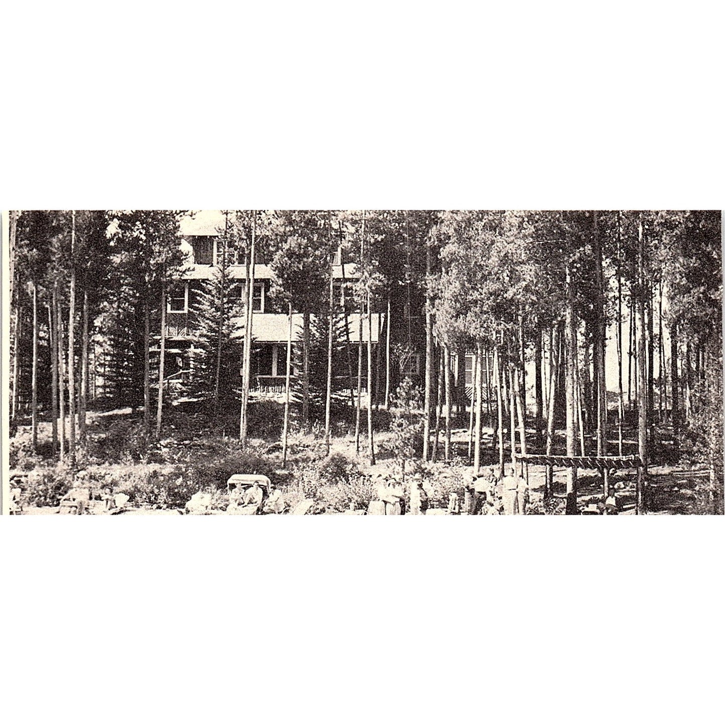 The Pine Beach Motel on Mountain Lake Grand Lake CO 1958 Ad AG1-M3