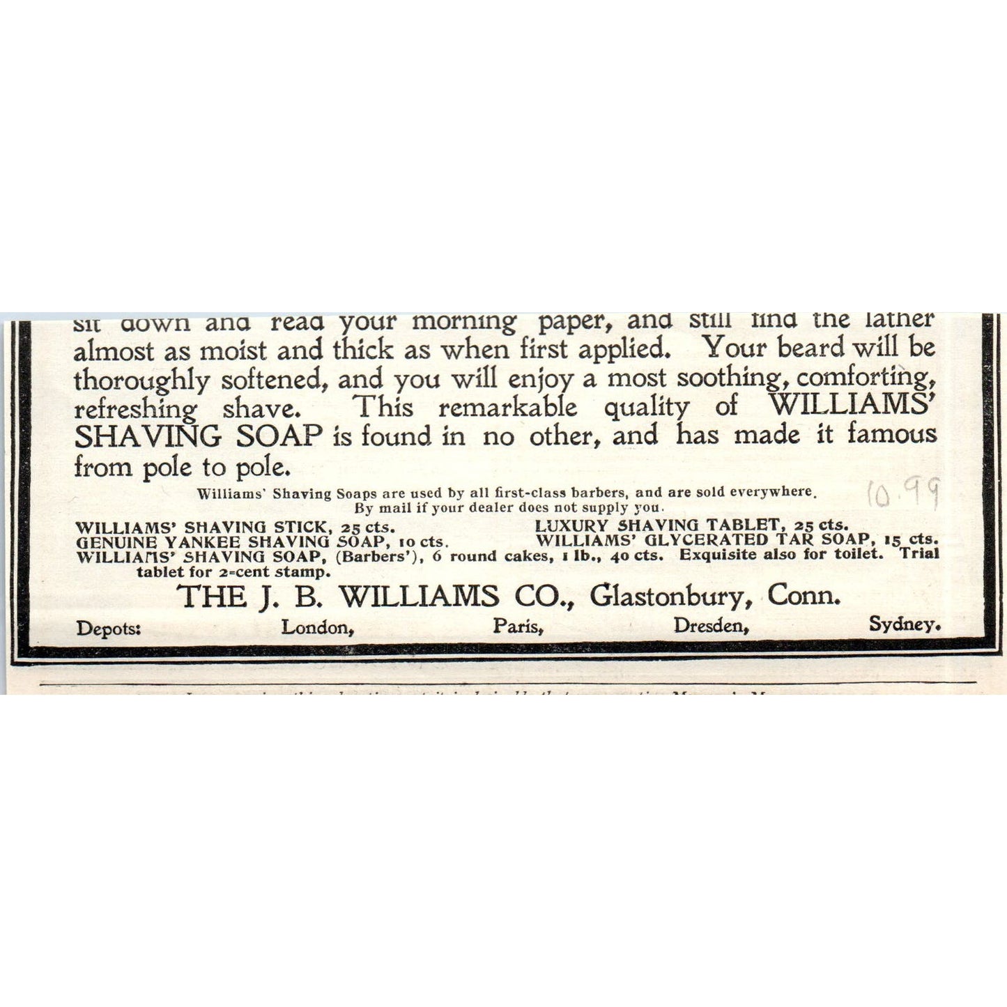 Daily Reminder Interstate Supply Co Scranton PA c1905 Advertisement AE7-A3