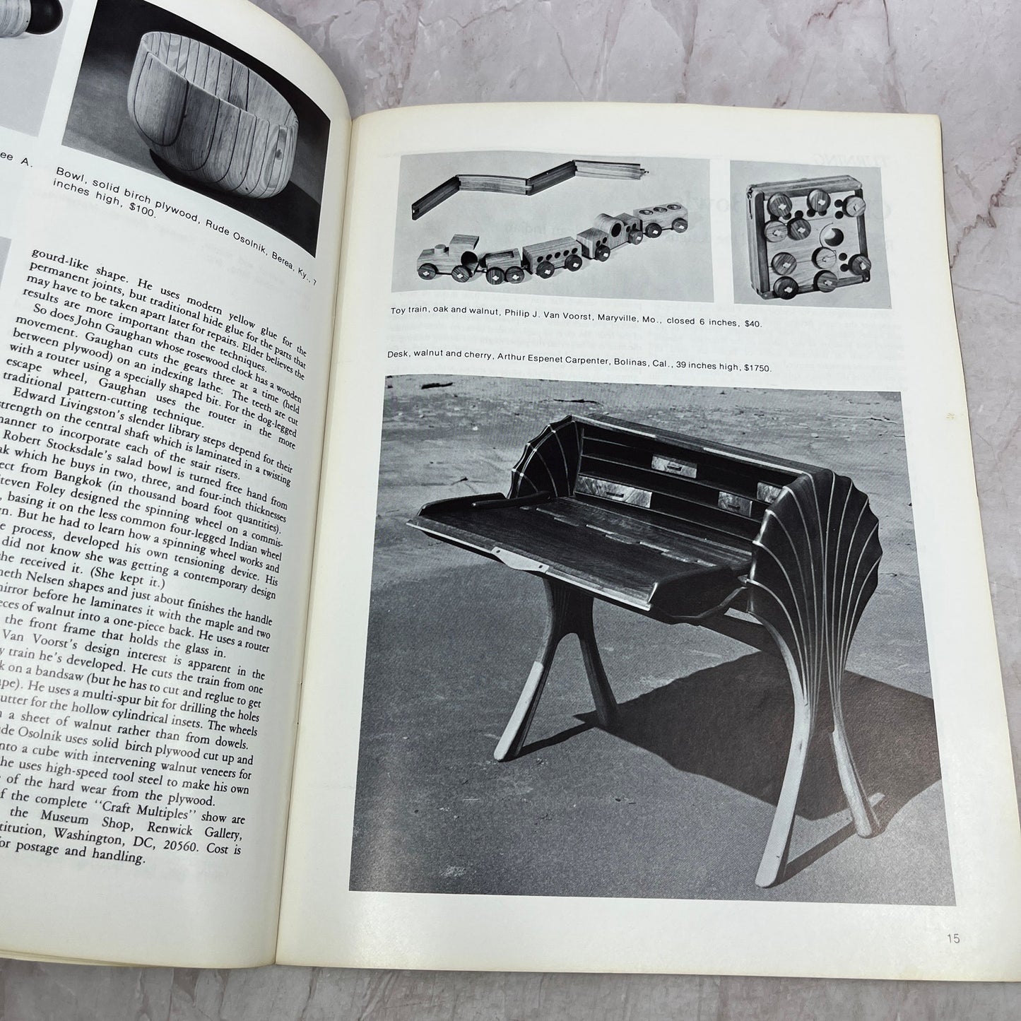 Checkered Bowls - Winter 1975 No 1 - Taunton's Fine Woodworking Magazine M35