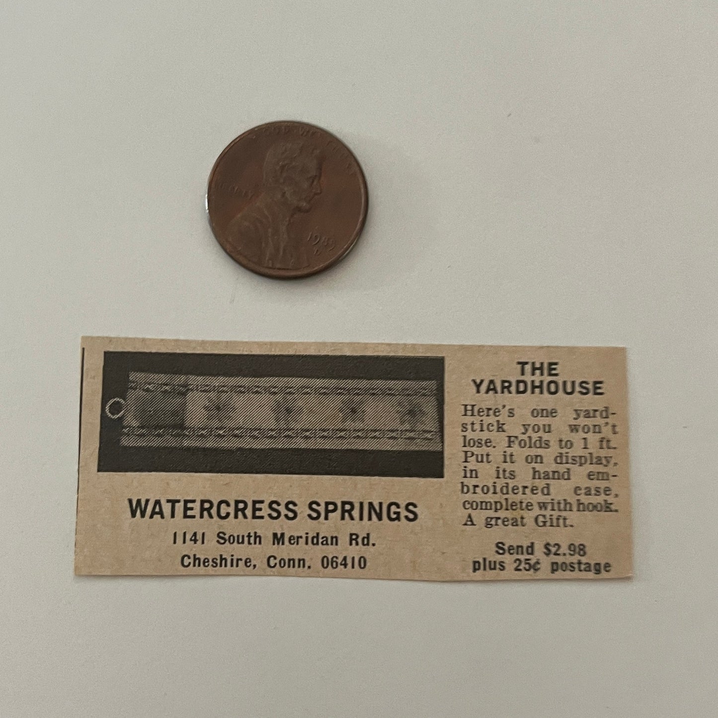Watercress Springs The Yardhouse Cheshire CT 1971 Magazine Ad SAG4-S18