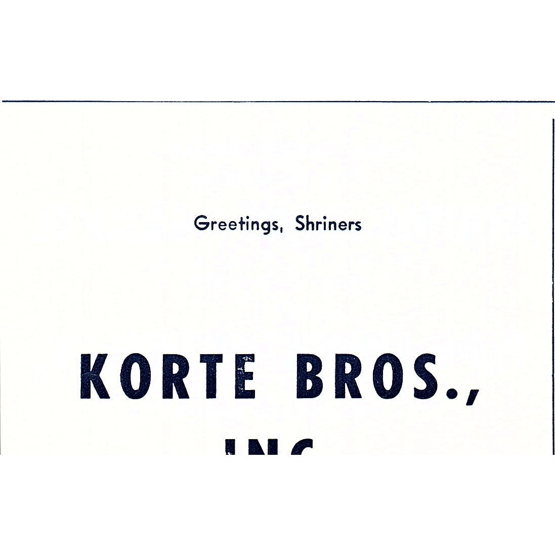 Pipe Creek Stone Co Sweetzer, F.W. Irving Bros Gravel Marion IN 1964 Ad AG1-M6