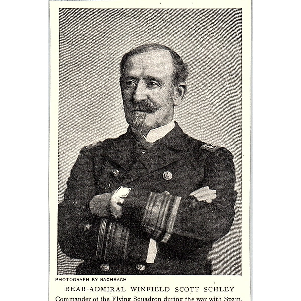 Rear-Admiral Winfield Scott Schley Portrait Photo 1903 Art Print AG7-M7