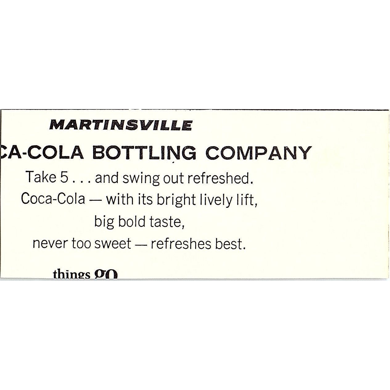 F.W. Woolworth Co Church Street Martinsville VA 1960s Ad AG2-M4