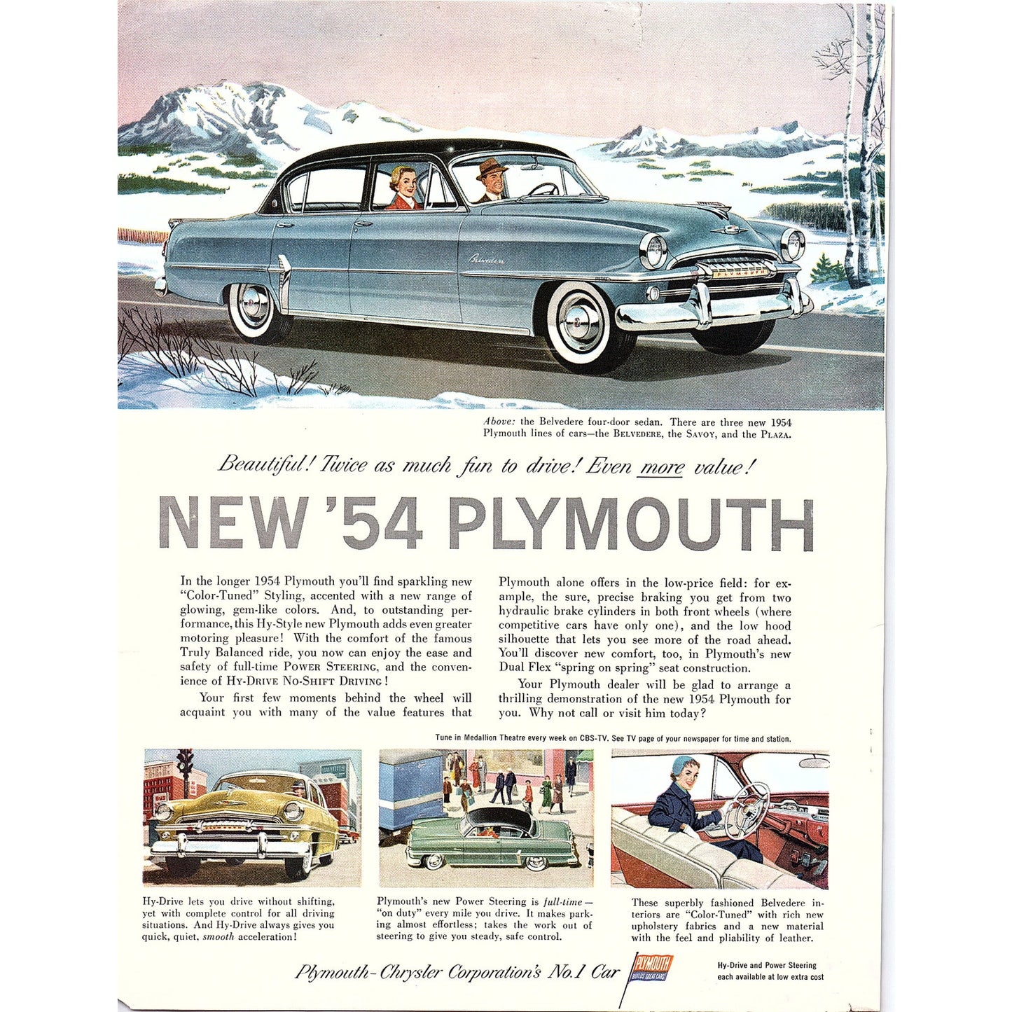 Baby Under Christmas Tree The American Magazine Dec 1953 COVER ONLY V26-4