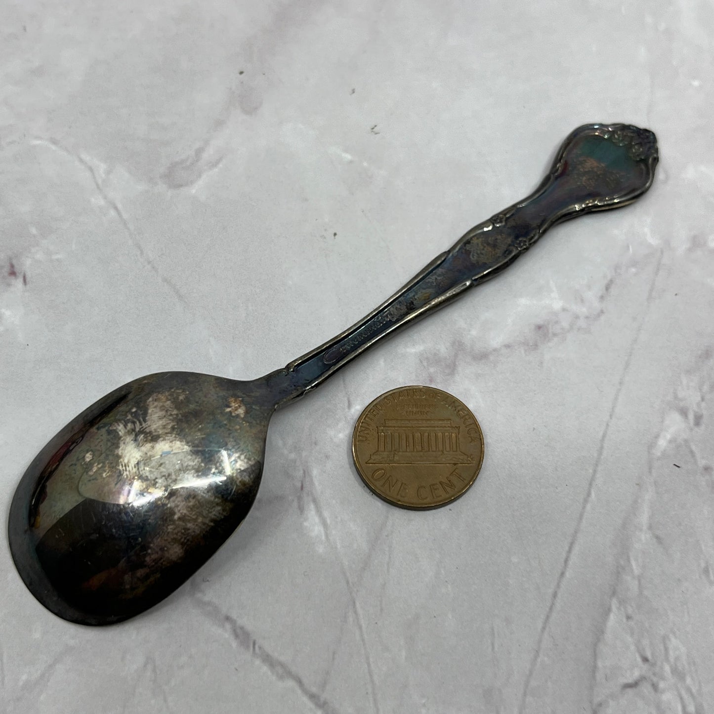 Vintage Community Silverplate Children's Spoon 4.5" SC1