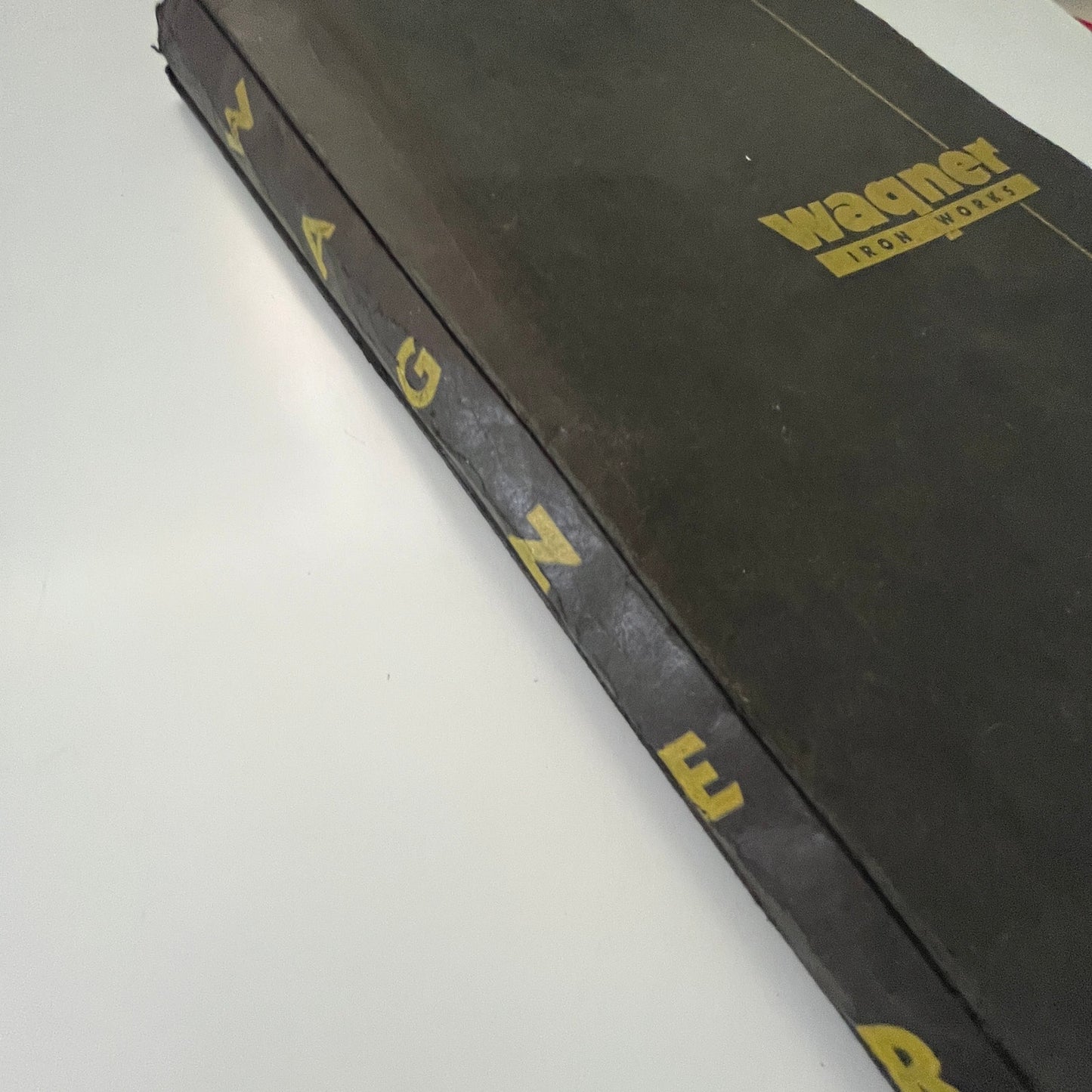 Vintage Wagner Iron Works Empty Binder Folder Milwaukee WI M39