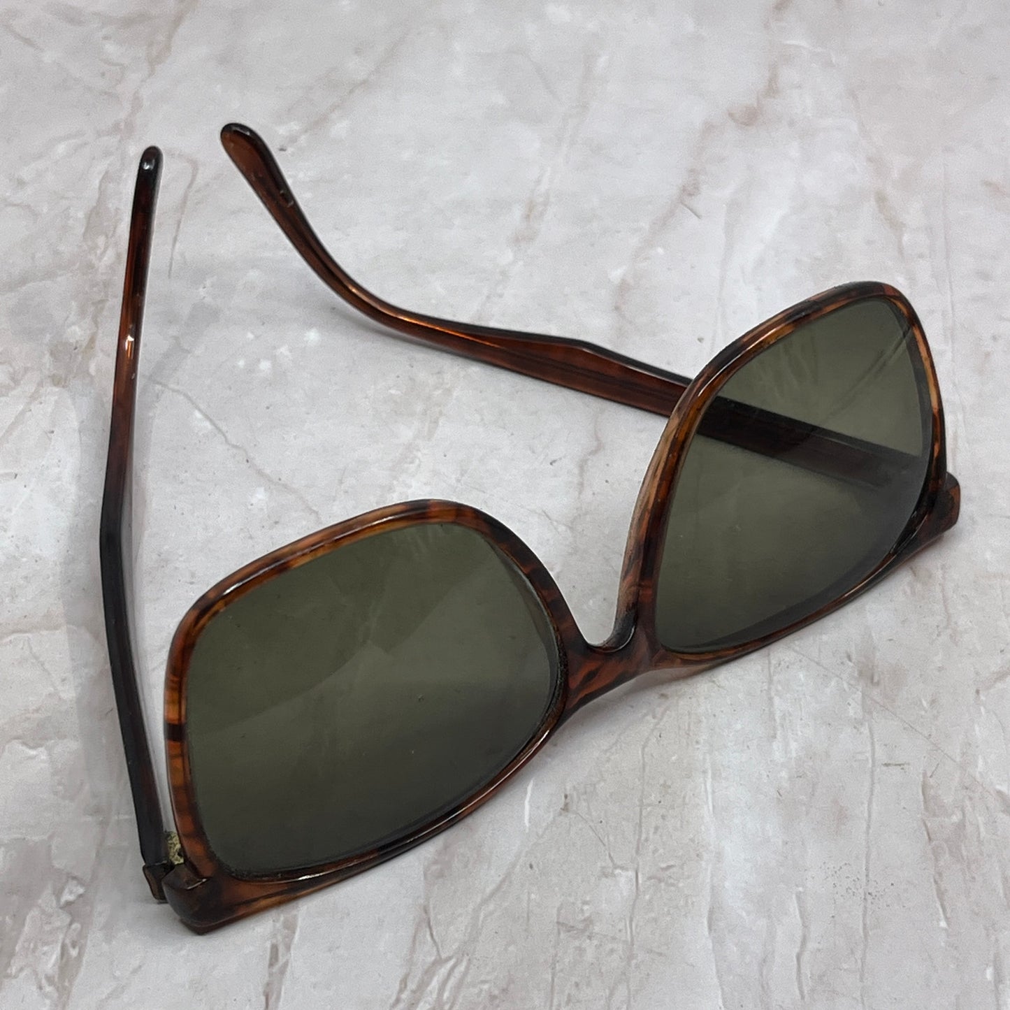 Retro Tortoise Rectangle Acrylic Sunglasses Eyeglasses Frames TG7-G3-1