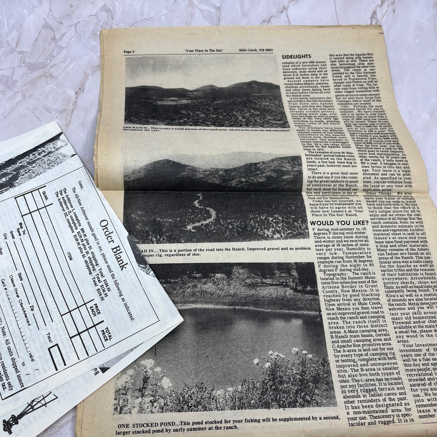 1980 March - In the Steps of the Treasure Hunter Newspaper - Mule Creek NM M11