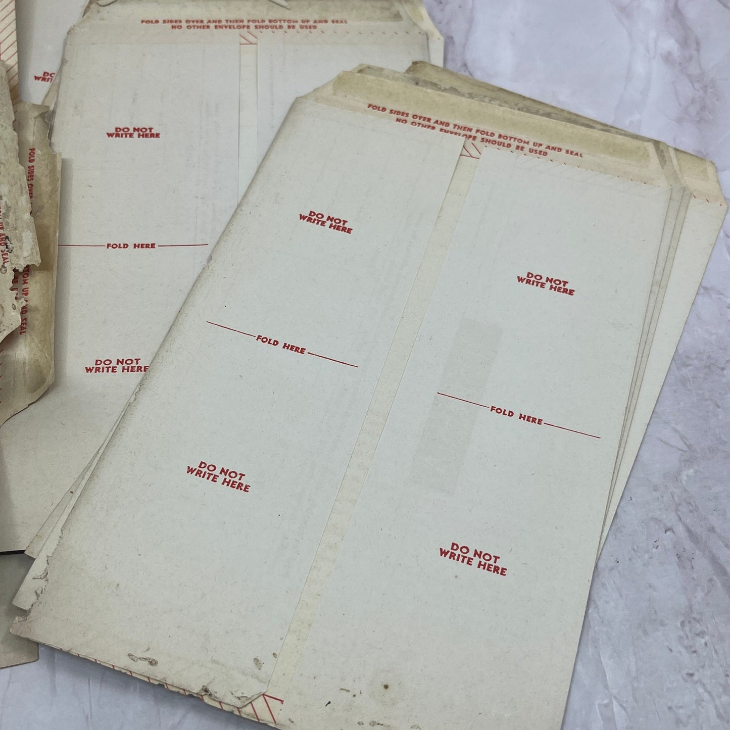 c1945 WWII Stack of Unused V-Mail Letter Envelopes TC5