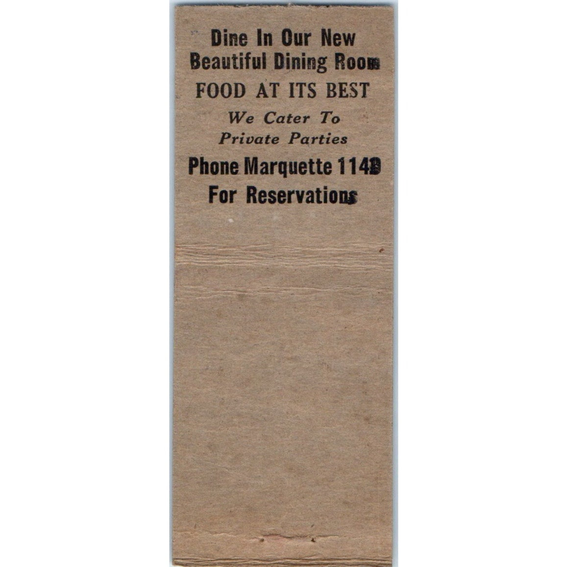 Republican Hotel Cocktail Lounge Coffee Shop Milwaukee Matchbook Cover SD2-Y14