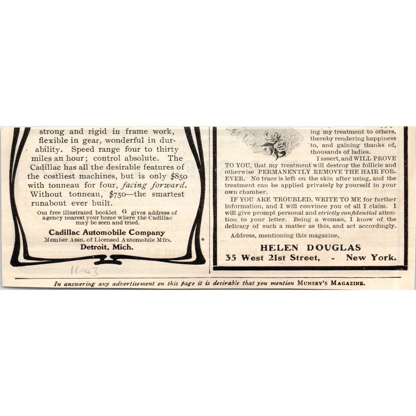 Star Safety Razor Kampfe Bros NY c1905 Original Magazine Advertisement AE7-A3