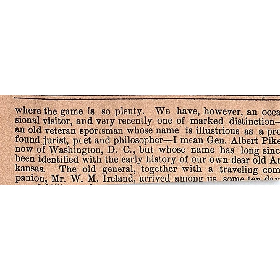 Nov 13 1878 Highland Park Archery Club Match Result - 2 Pages 1878 Article AG2-7