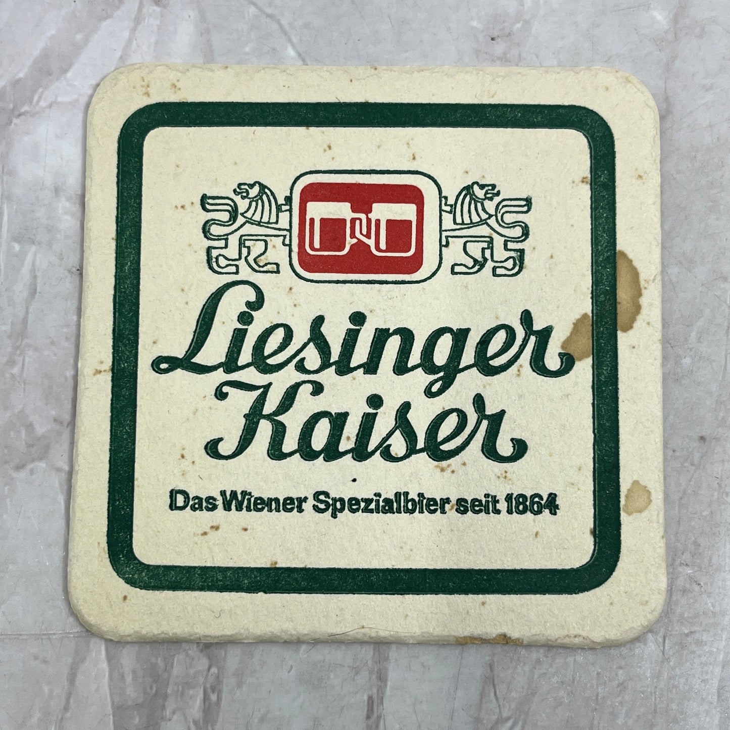 Vintage Liesinger Kaiser German Beer Coaster TJ5-CO2