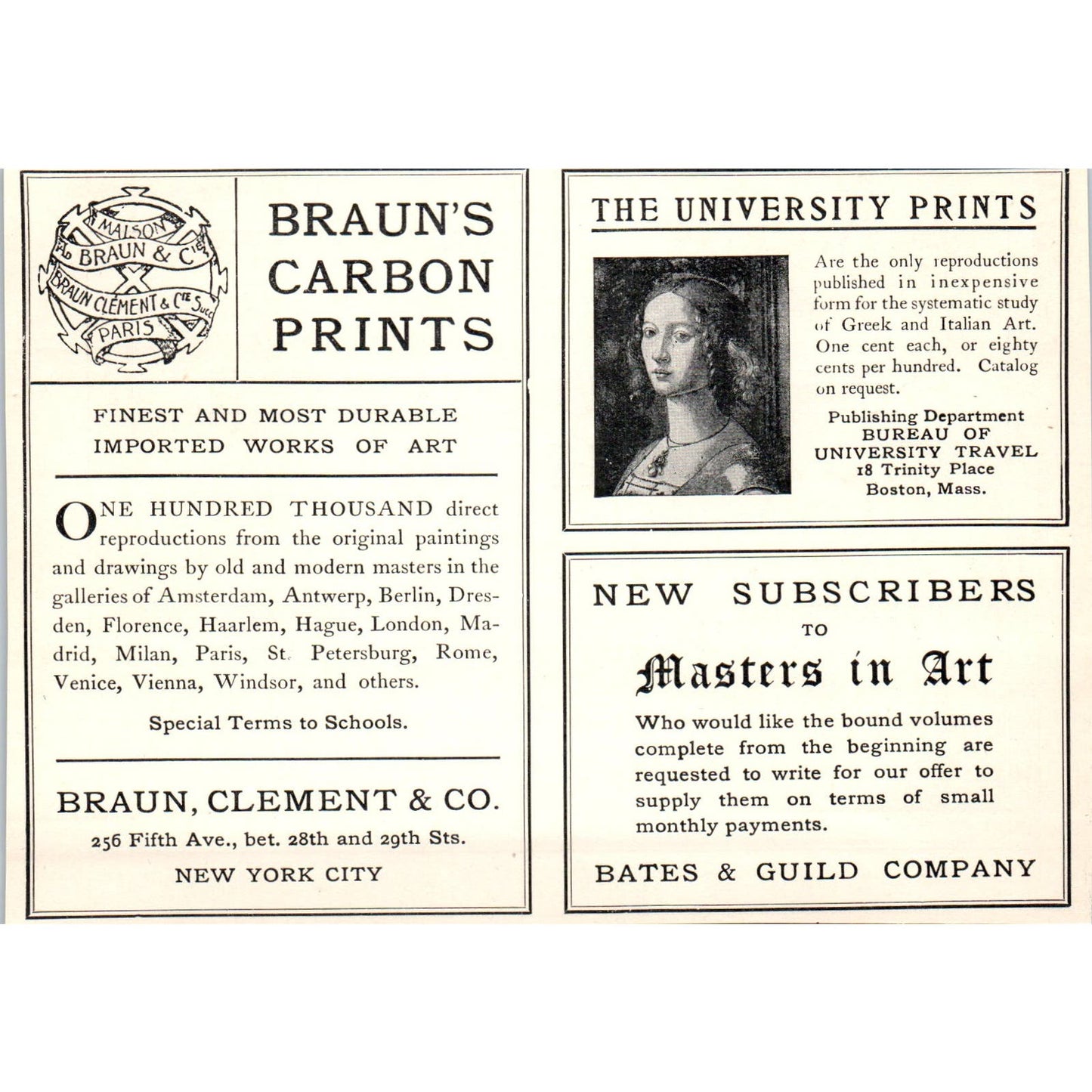 1906 Carl Faelten Pianoforte School Boston Victorian Ad AE9-MA2