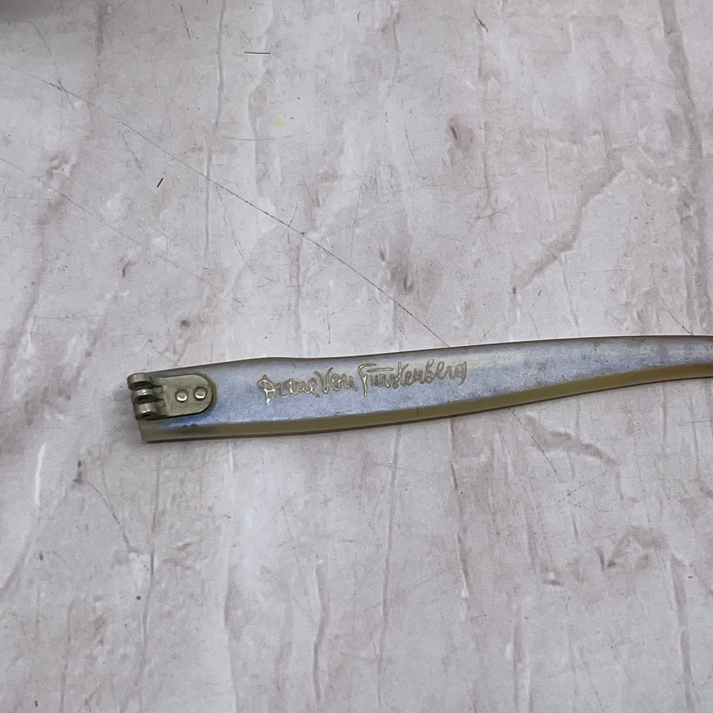 Mod Diane Von Furstenberg VENUS 008 White Translucent Sunglasses Frames TF4-G1-9