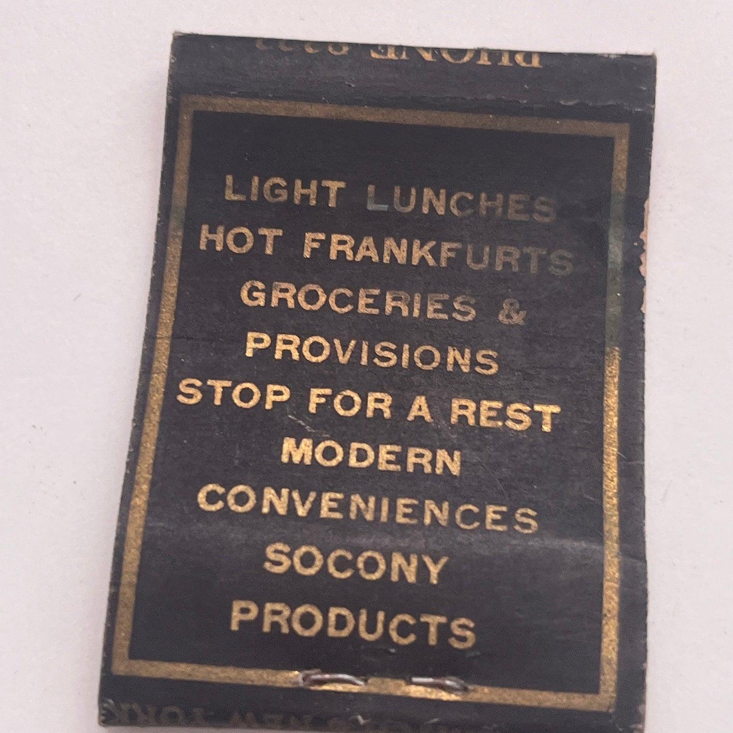 Howard's Service Station US Hwy 2 Orono ME Vintage Matchbook Cover TB8-MB2-8