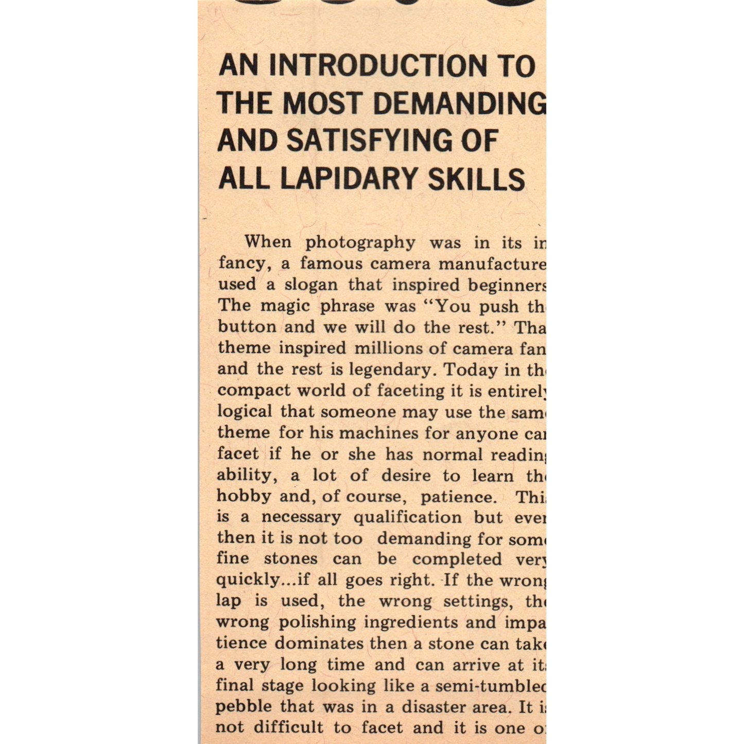 Five M Gems Costa Mesa California 1971 Magazine Ad AD8-R9